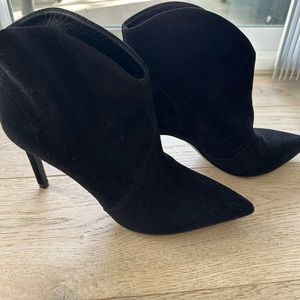Saint Laurent Black Suede Boots